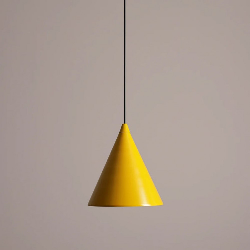 Lampa Wisząca Stożek Form | Żółta | Aldex | Kup Teraz