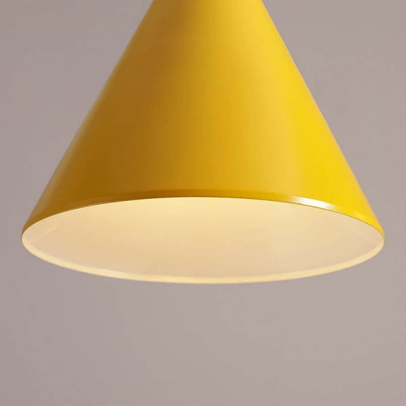 Lampa Wisząca Stożek Form | Żółta | Aldex | Kup Teraz