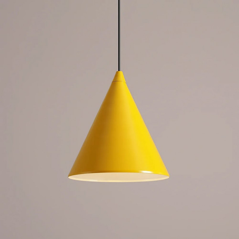Lampa Wisząca Stożek Form | Żółta | Aldex | Kup Teraz