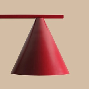 Lampa podłogowa Aldex Form Red Wine - Czerwona, Retro | Sklep