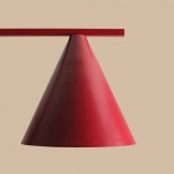 Lampa podłogowa Aldex Form Red Wine - Czerwona, Retro | Sklep