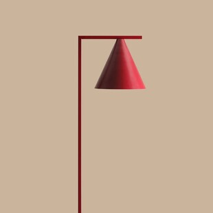 Lampa podłogowa Aldex Form Red Wine - Czerwona, Retro | Sklep
