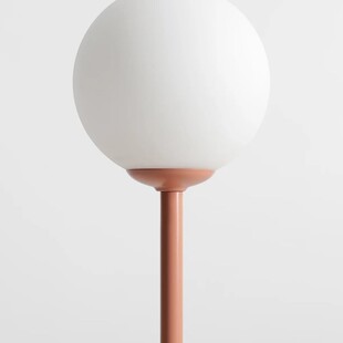 Lampa stołowa szklana Aldex Pinne Colours | Koralowa | 14cm