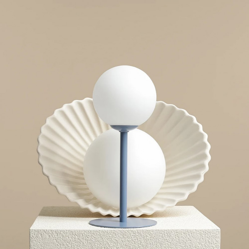 Lampa stołowa szklana Aldex Pinne Colours - Dusty Blue | Sklep