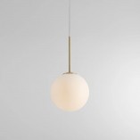 Lampa wisząca szklana kula Bosso | Aldex - Eleganckie oświetlenie
