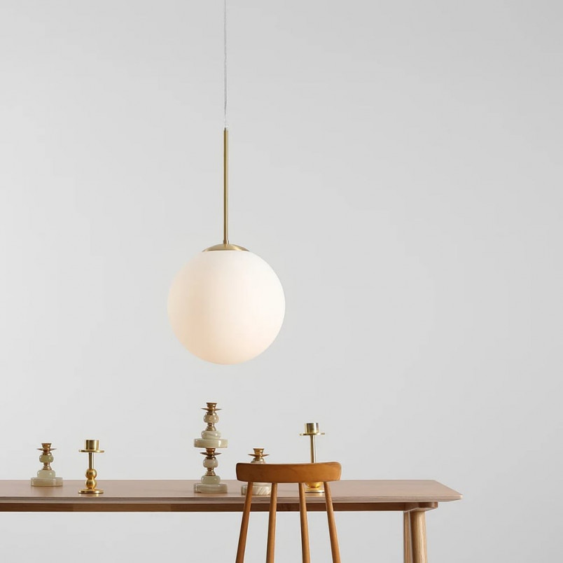 Lampa wisząca szklana kula Bosso | Aldex - Eleganckie oświetlenie