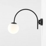 Kinkiet szklany Nave Black | Aldex - Retro & Modern