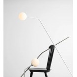 Lampa podłogowa biała Aldex Pure - Elegancki design