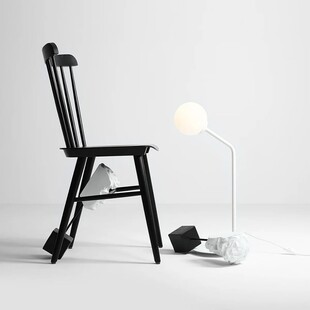 Lampa stołowa szklana biała Aldex Pure White | Sklep z lampami