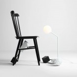 Lampa stołowa szklana biała Aldex Pure White | Sklep z lampami