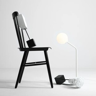 Lampa stołowa szklana biała Aldex Pure White | Sklep z lampami