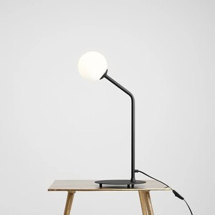 Lampa stołowa szklana Aldex Pure Black | Elegancki design