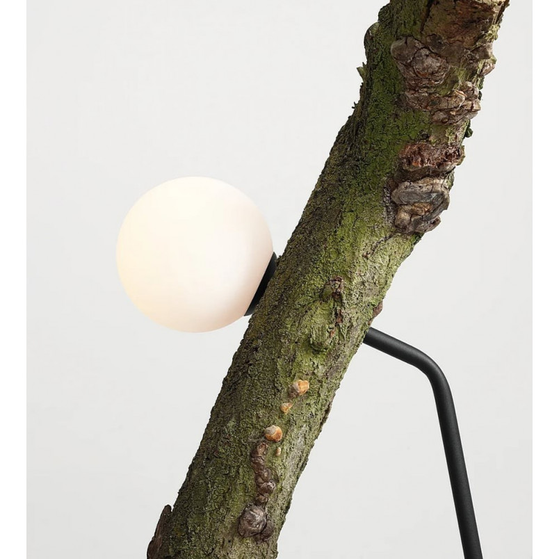Lampa stołowa szklana Aldex Pure Black | Elegancki design