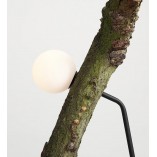 Lampa stołowa szklana Aldex Pure Black | Elegancki design