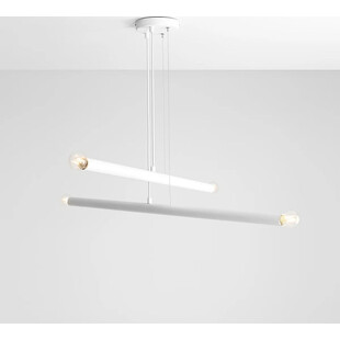 Lampa Tubo White IV Aldex | Designerska lampa wisząca biała