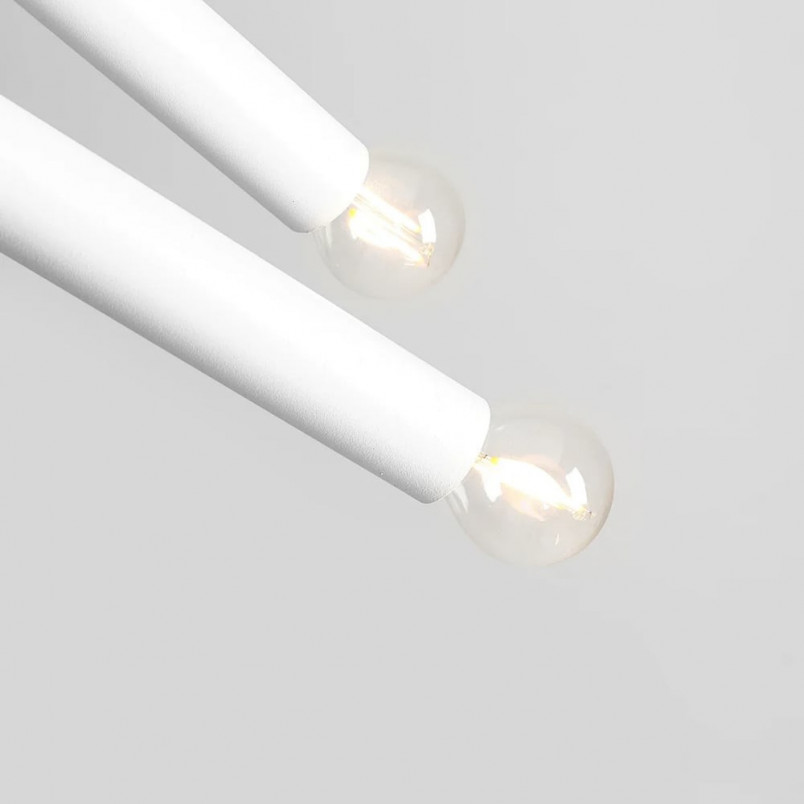 Lampa Tubo White IV Aldex | Designerska lampa wisząca biała