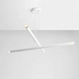 Lampa Tubo White IV Aldex | Designerska lampa wisząca biała