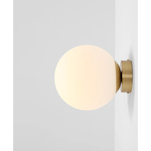 Kinkiet szklana kula Ball Brass 20cm | Aldex - Eleganckie oświetlenie