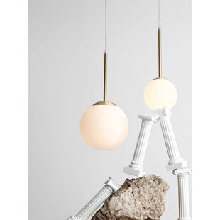 Lampa wisząca szklana kula Bosso Mini - Aldex | Elegancki design