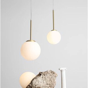 Lampa wisząca szklana kula Bosso Mini - Aldex | Elegancki design