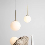 Lampa wisząca szklana kula Bosso Mini - Aldex | Elegancki design