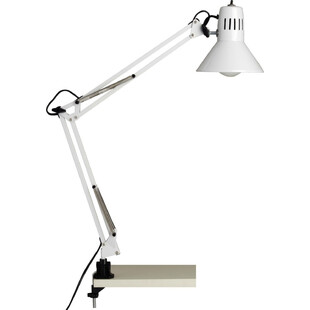 Lampa biurkowa z uchwytem Hobby Biała marki Brilliant