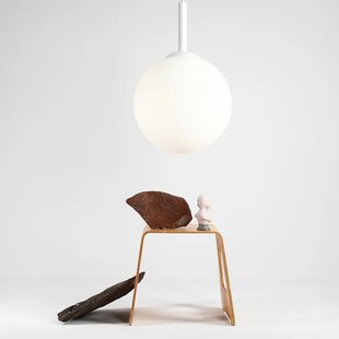 Lampa wisząca szklana kula Bosso White - Aldex | Oświetlenie
