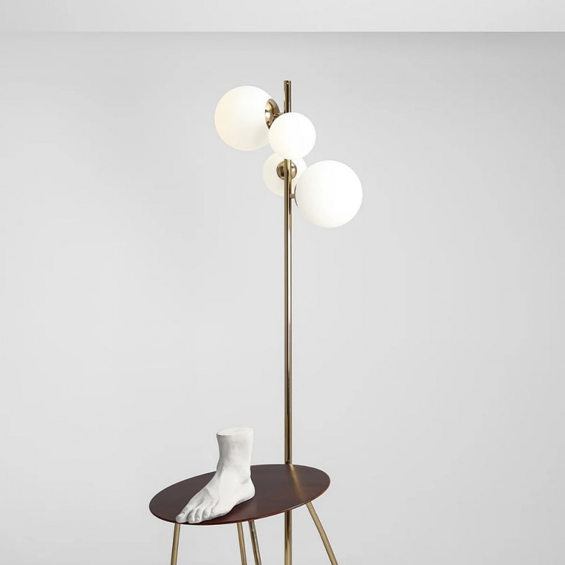 Lampa podłogowa Bloom Gold | Aldex - Elegancki Design