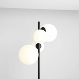 Lampa podłogowa Bloom Black Aldex | Szklane kule, nowoczesny design