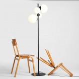 Lampa podłogowa Bloom Black Aldex | Szklane kule, nowoczesny design