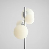 Lampa podłogowa Bloom White Aldex | Szklane kule, biała