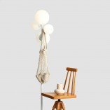 Lampa podłogowa Bloom White Aldex | Szklane kule, biała