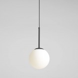 Lampa Wisząca Szklana Kula Bosso Mini 20cm Czarna Aldex | Sklep Lamp