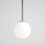 Lampa wisząca Bosso Mini | Złota kula szklana Aldex - Kup online