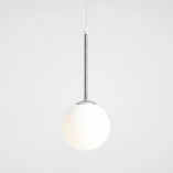 Lampa Wisząca Bosso Mini | Szklana Kula Chrom Aldex | Sklep Lamp