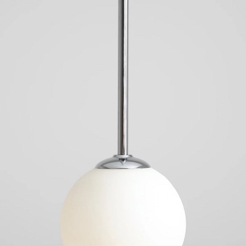 Lampa Wisząca Bosso Mini | Szklana Kula Chrom Aldex | Sklep Lamp