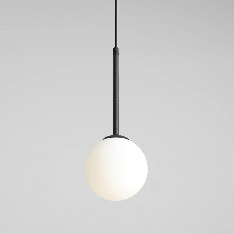 Lampa Wisząca Szklana Kula Bosso Mini 14cm Czarna Aldex | Sklep Lamp
