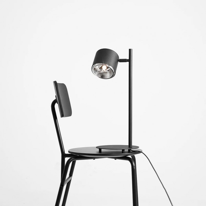 Lampa biurkowa regulowana Bot Black | Aldex - Nowoczesny design
