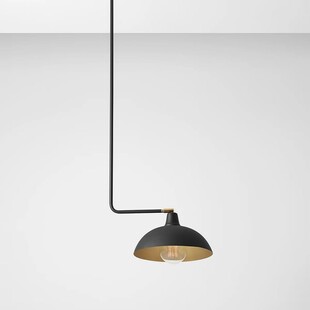 Lampa sufitowa na wysięgniku Escape Long Black czarna marki Aldex