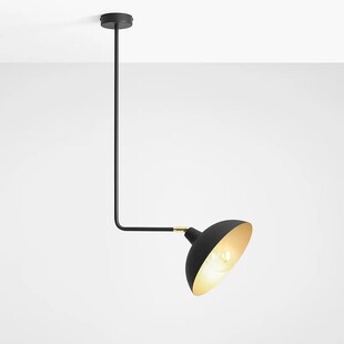 Lampa sufitowa na wysięgniku Escape Short Black czarna marki Aldex