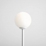 Lampa stołowa szklana kula Pinne biała Aldex - Eleganckie oświetlenie