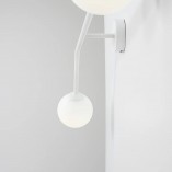 Kinkiet podwójny biały Pure II Aldex - Eleganckie oświetlenie