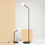 Lampa podłogowa szklana Pure Black | Aldex - Elegancki design