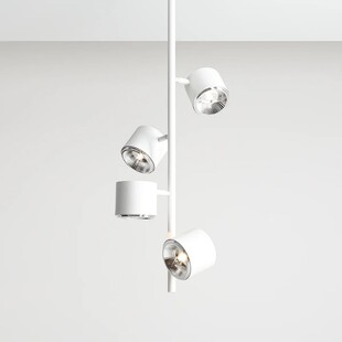 Lampa sufitowa 4 punktowa Bot 34cm biała Aldex