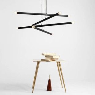 Lampa wisząca Tubo Black VIII Aldex | Design i styl