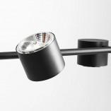 Lampa wisząca czarna 6 punktów Aldex Bot | Nowoczesne oświetlenie