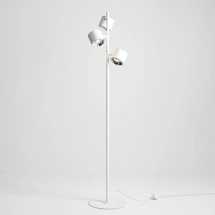 Lampa podłogowa biała 3 klosze | Aldex Bot - Sklep z lampami
