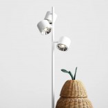Lampa podłogowa biała 3 klosze | Aldex Bot - Sklep z lampami