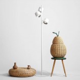 Lampa podłogowa biała 3 klosze | Aldex Bot - Sklep z lampami
