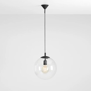 Lampa wisząca szklana kula Globus 30cm - Aldex | Elegancki Design